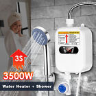 3500W Mini Instant Electric Hot Water Heater Shower System Caravan Horse Wash c