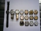 Job lot of vintage gents watches mechanical watches spares or repair swiss made