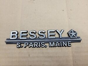 Bessey Dodge Chrysler Paris Maine ME Car Dealership Emblem Badge Logo Nameplate