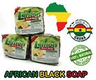 Pure Raw AFRICAN BLACK SOAP Organic GHANA Handmade Premium Quality CHOOSE SIZE !