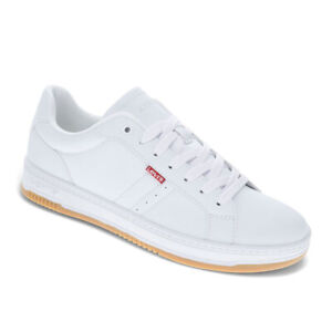 Levi's Mens Carson Synthetic Leather Casual Lace Up Sneaker Shoe