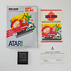 Dig Dug Video Game Atari 400/800 Cartridge RX8026 Works Vintage 1982 Namco