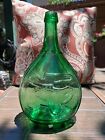 1850's Eagle w/banner GII-143 Iron pontil bright 7-up green historic calabash