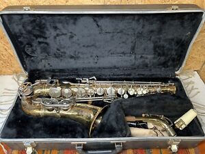 Vintage Selmer Bundy II 2 Alto Saxophone - W/ Hard Case AS IS UNTESTED
