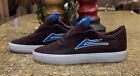 Lakai Mens Leather Sneaker Size 10 Essex Chocolate Brand New With Tags
