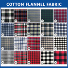 Tartan Plaid Cotton Flannel Fabric -60
