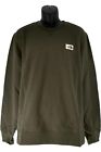 The North Face Mens Heritage Patch Crewneck Sweatshirt New Taupe Green