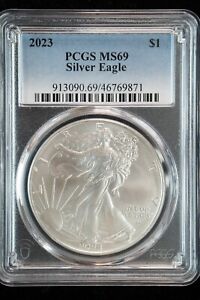 2023 American Silver Eagle PCGS MS-69
