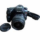 New ListingSony Alpha SLT-A57 16.1MP Digital SLR Camera - Black 18-55 Lens