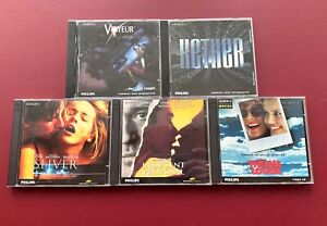 Philips CDi / CD-i Retro Game & Movie LOT Bundle Of 5 - Voyeur, Kether, Sliver..