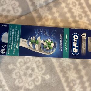 New ListingOral-B Dual Clean Electric   Pack Of 3 Ct Toothbrush Replacement Brush Heads -