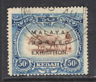 M14398 Malayan States ~ Kedah 1922 SG51 - 50c brown & blue Hinge thin.