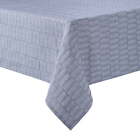 New ListingHoneycomb Modern Farmhouse Fabric Tablecloth, Blue, 60