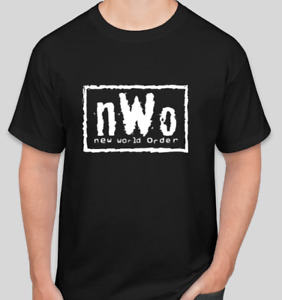 New World Order Shirt nWo Logo WCW Pro Wrestling T Shirt Tee