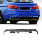 For BMW 5 Series F10 535i 2011-2016 M Sport Carbon Look Rear Bumper Lip Diffuser