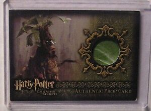 Harry Potter-Screen Used-Relic-Cinema-Film-Movie-Memorabilia-Prop Card-Mandrake