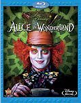 Alice in Wonderland [Blu-ray] Johnny Depp Disney Tim Burton