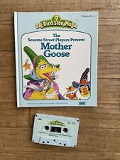 Big Bird Story Magic Mother Goose's Book & Tape #7015 Sesame Street Tested