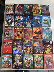 Disney / Pixar DVD Lot Of 25 Movies! Some Rare & HTF, All OOP