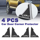 4X Car Door 90° Angle Corner Cover Anti-Scratch Protector Kit Accessories Black (For: 2019 Kia Soul)