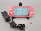 Nintendo Switch Lite HDH-001 Coral (Pink) Handheld Console Bundle 128GB SD Card