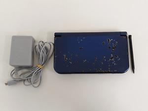 B28 Nintendo new 3DS LL XL console Metallic Blue N3DS Handheld System Pen USED