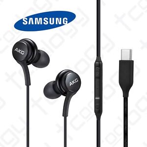 Original Samsung Galaxy S24 S23 S22 AKG Stereo Earbuds w/ USB-C Braided Cable