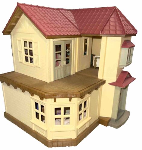 Sylvanian Families Calico Critters Red Roof Country Home House with Furniture ++