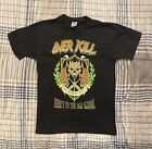 Overkill 2011 Latin America Tour Metal Band Tee Double Sided Black Adult Small