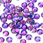 Purple Velvet Crystal Rhinestones Flatback Glass Gems for DIY Crafts Nails Decor