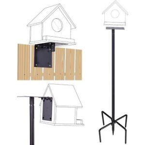 Bird Feeder Pole, 109 Inch Heavy Duty Bird House Pole Kit for Outdoors, with 5-P