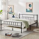 Twin Full Queen King Metal Platform Bed Frame with Headboard Easy Assembly