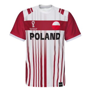2022 Poland FIFA World Cup Qatar Adult Jersey Officially Licensed Choose Size