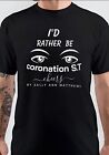 NWT I'd Rather Be Watching Coronation Street Tri-blend Unisex T-Shirt