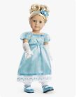 NIB American Girl Caroline Party Ice Blue Gown Dress Gloves Shoes COMPLETE NEW!