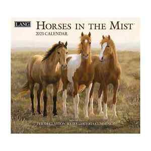 Lang Horses in the Mist 2023 Wall Calendar w