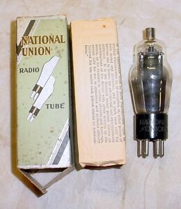 NOS National Union Type 89 Radio Tube Engraved Base Tested