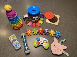 Lot Of 8 -BABY Toys - Includes 3 FISHER PRICE Brand Toys