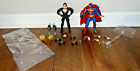 MAFEX The Return of Superman: Recovery Black Suit Superman & Cyborg Superman