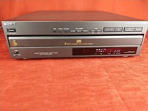 Sony CDP-C301m 5-Disc CD Changer Carousel Player Vintage Japan ~Fully Tested