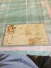 1857 Letter With 3 Cent George Washington Stamp Rare