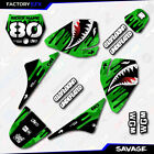 Green Savage Racing Graphics kit fits Yamaha PW80 PW 80 All Years Custom decals