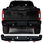 Vijay For 2017-2023 F250 F350 Steel Black Rear Bumper with D-rings and LED Light (For: 2023 F-250 Super Duty)
