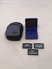 Nintendo Game Boy Advance SP AGS-001 Video Game Handheld Console With 4 Games