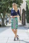 Boden Multicolor Leaf Print Fully Lined Pencil Skirt Size 6L