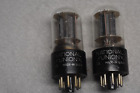 6SL7GT National Union Audio Receiver Pre-Amp Vacuum Tubes Two Tested