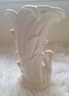 New ListingMcCoy Pottery White Swan Vase, 1940s