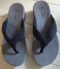 Cloudsteppers By Clarks  Black Grey Thong Sandals Women's Size 8