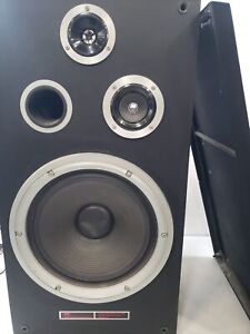 Single Vintage MCS Speakers 3-Way Bass Reflex Floor Speaker - Tested