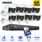 ANNKE 12MP 8CH NVR 4K Color Ngiht POE IP Security Camera System 2-Way Audio IP67